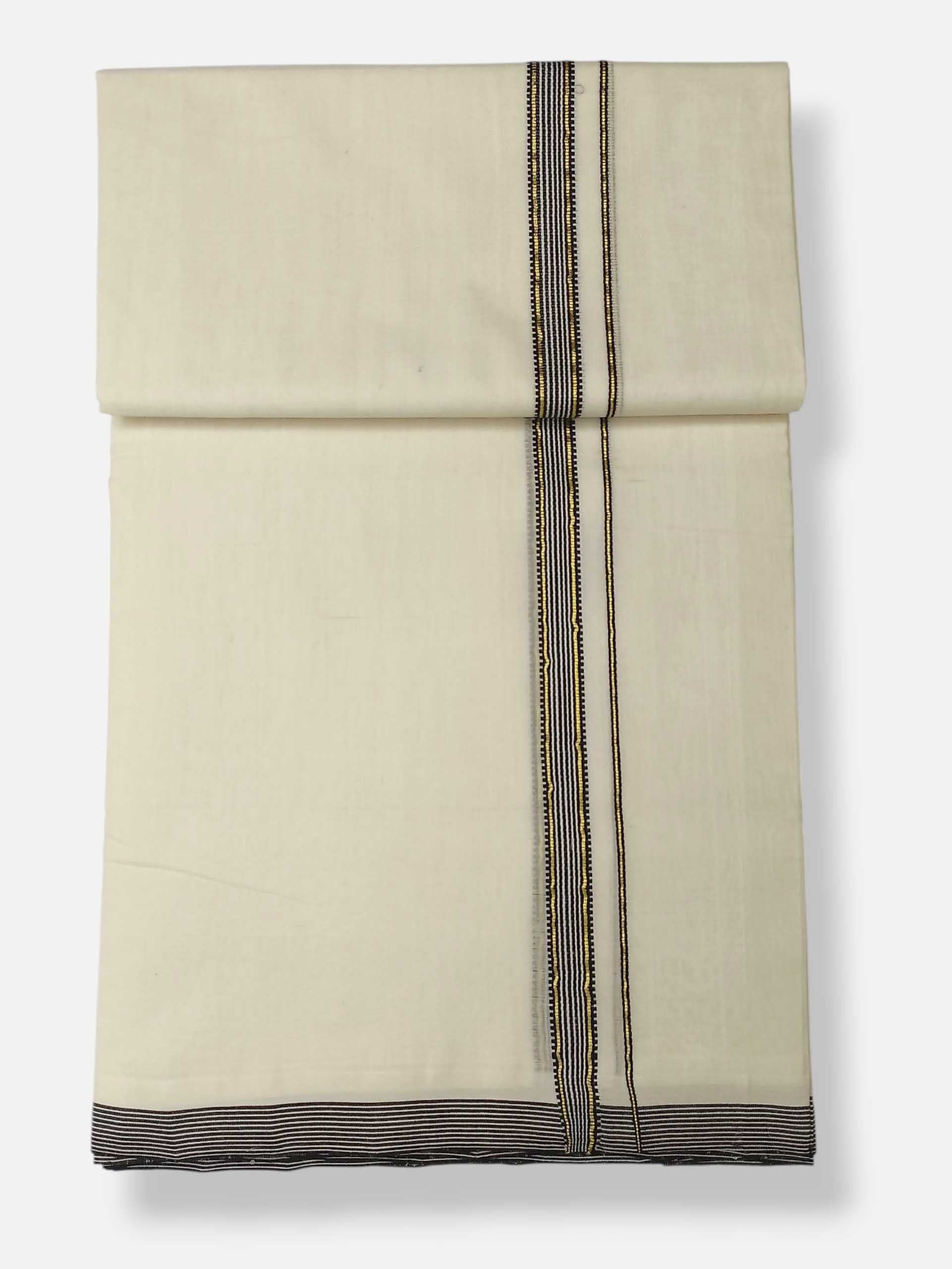 Kerala Premium Balaramapuram Handloom Dhoti/Mundu for Men