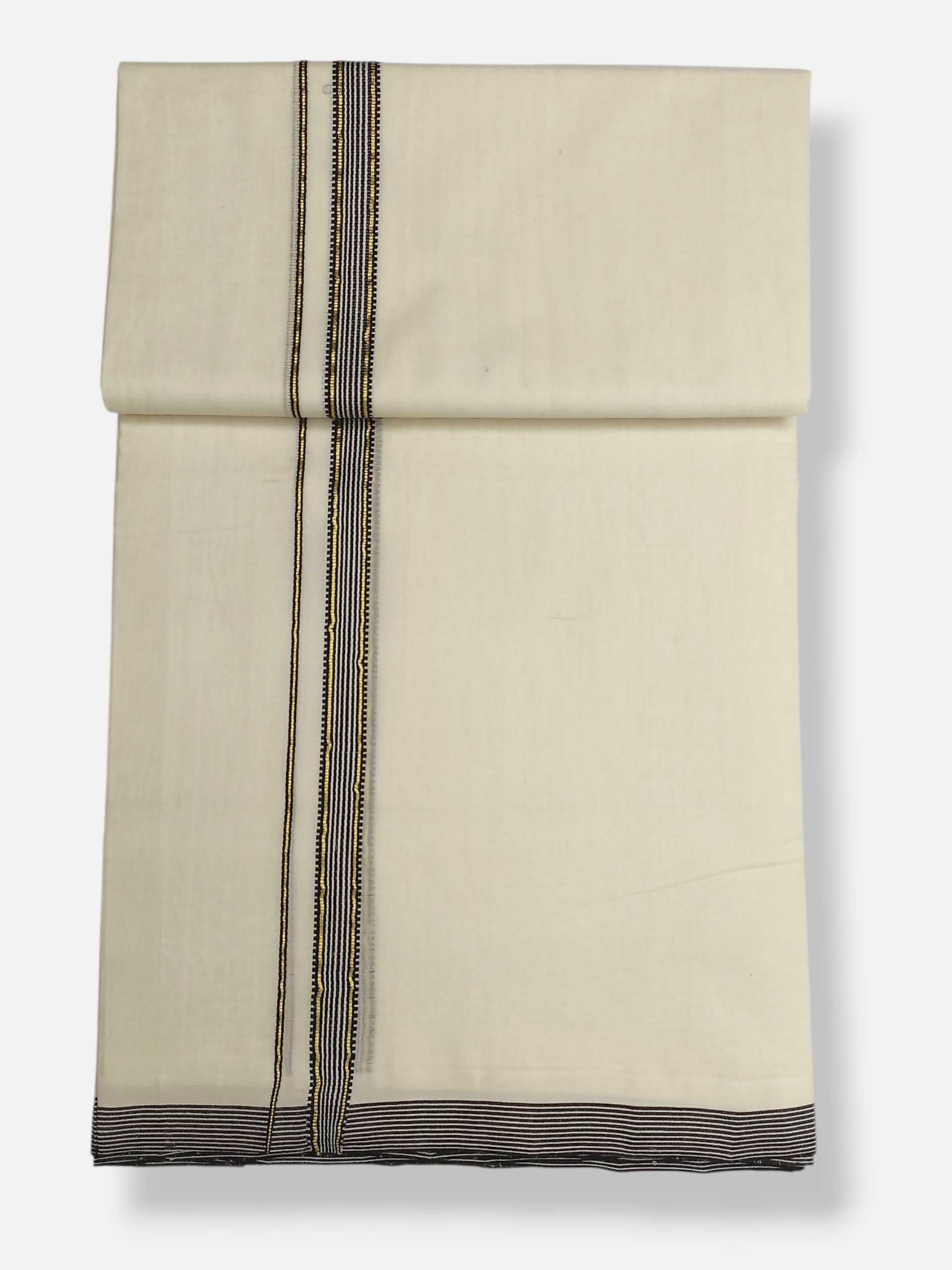 Kerala Premium Balaramapuram Handloom Dhoti/Mundu for Men