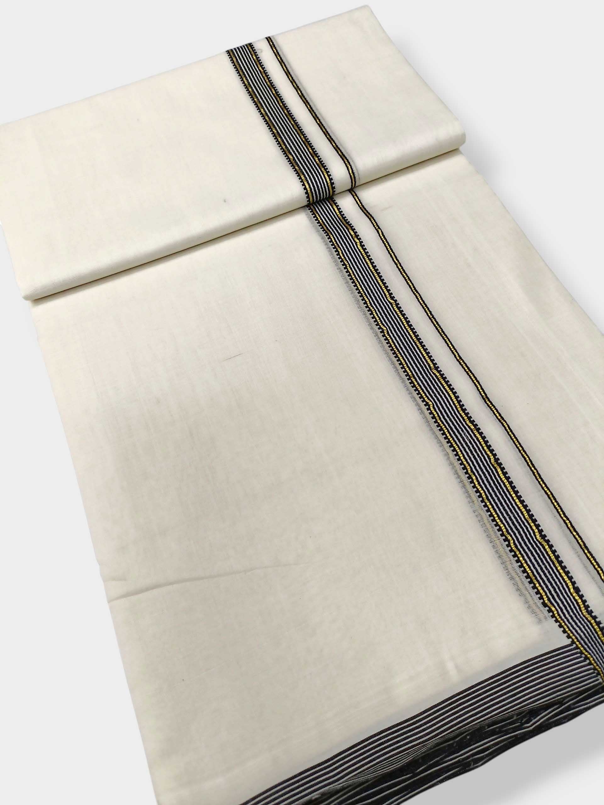 Kerala Premium Balaramapuram Handloom Dhoti/Mundu for Men