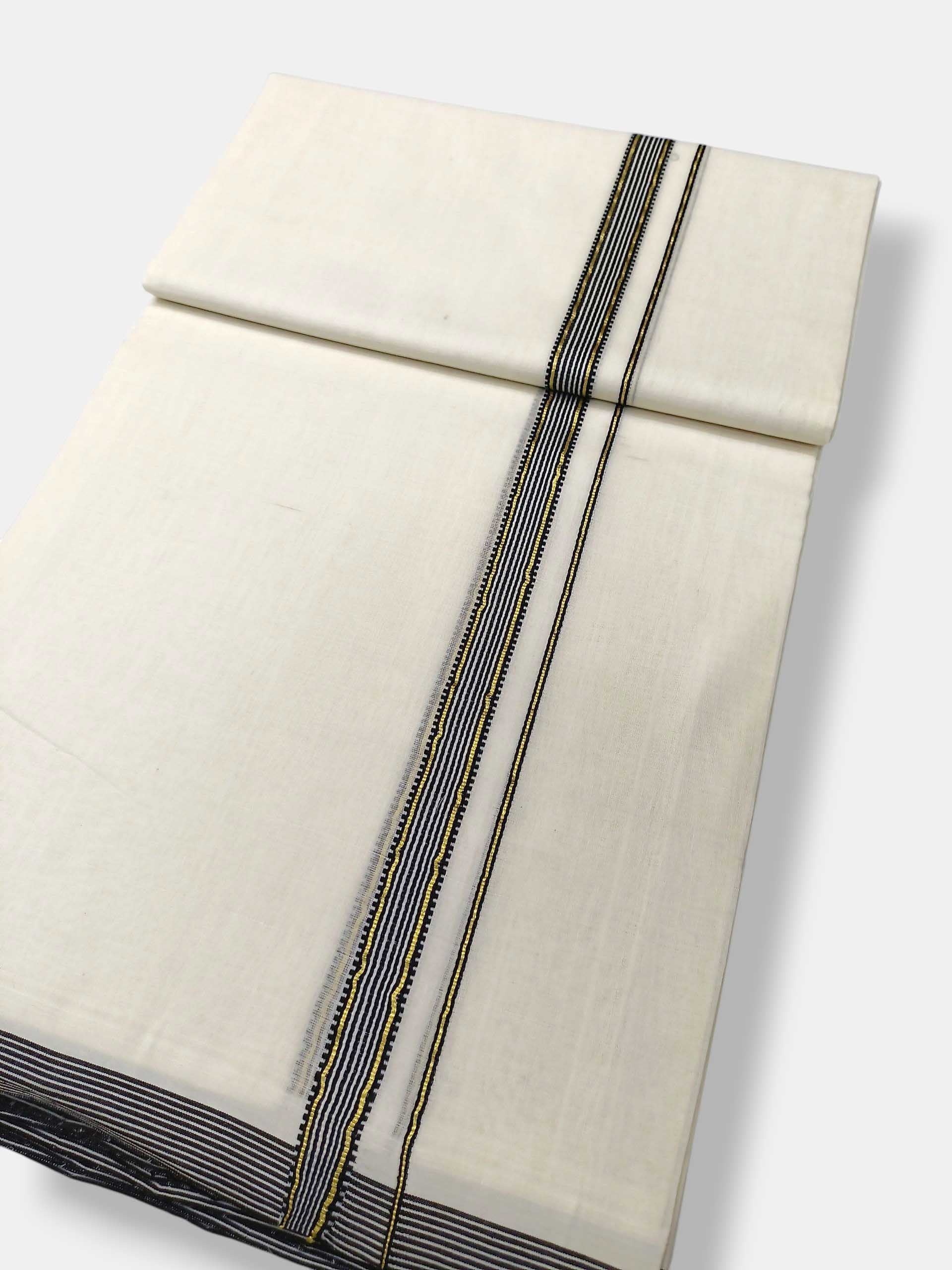 Kerala Premium Balaramapuram Handloom Dhoti/Mundu for Men