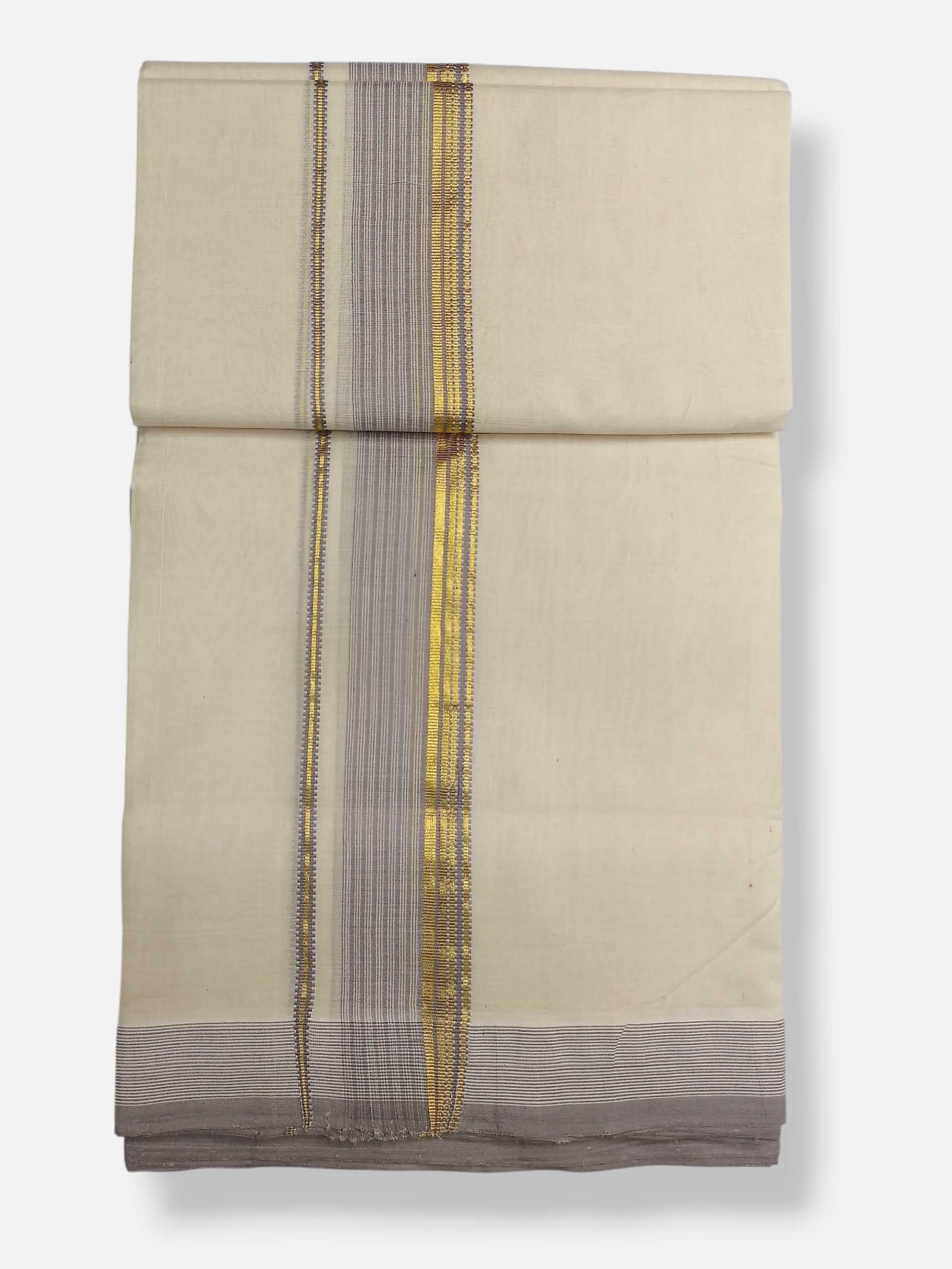 Kerala Premium Balaramapuram Handloom Dhoti/Mundu for Men