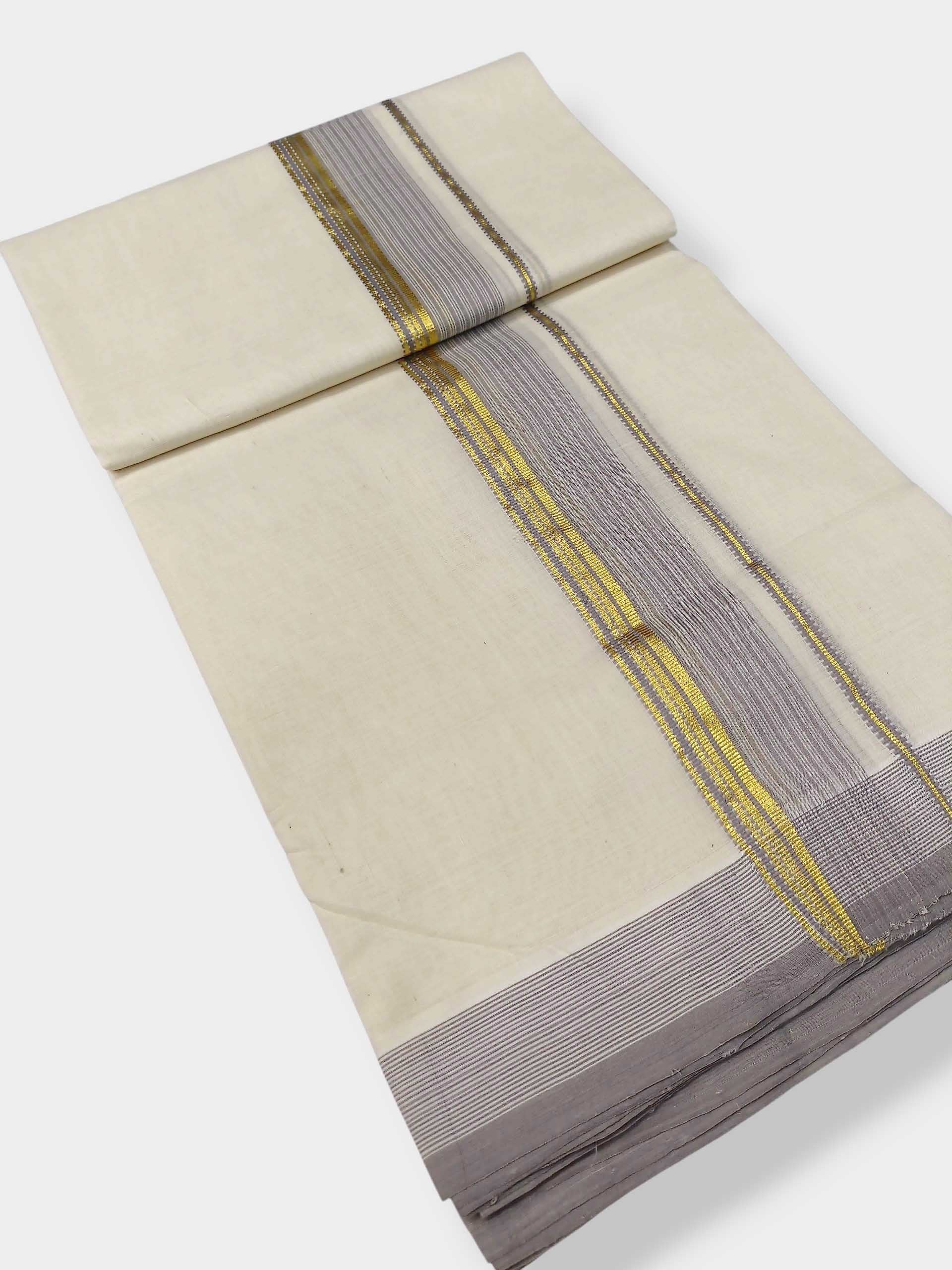 Kerala Premium Balaramapuram Handloom Dhoti/Mundu for Men