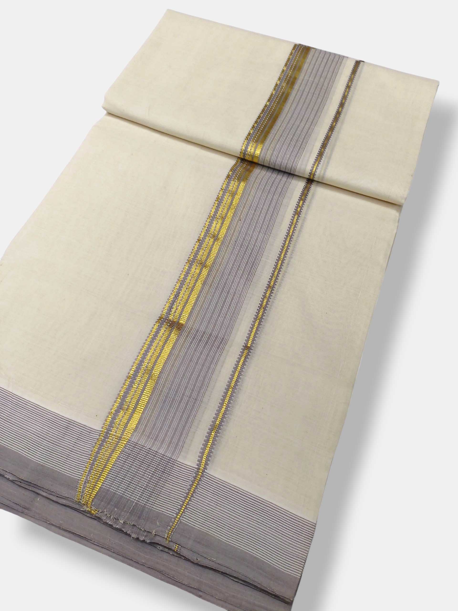 Kerala Premium Balaramapuram Handloom Dhoti/Mundu for Men