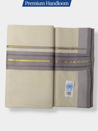 Kerala Premium Balaramapuram Handloom Dhoti/Mundu for Men