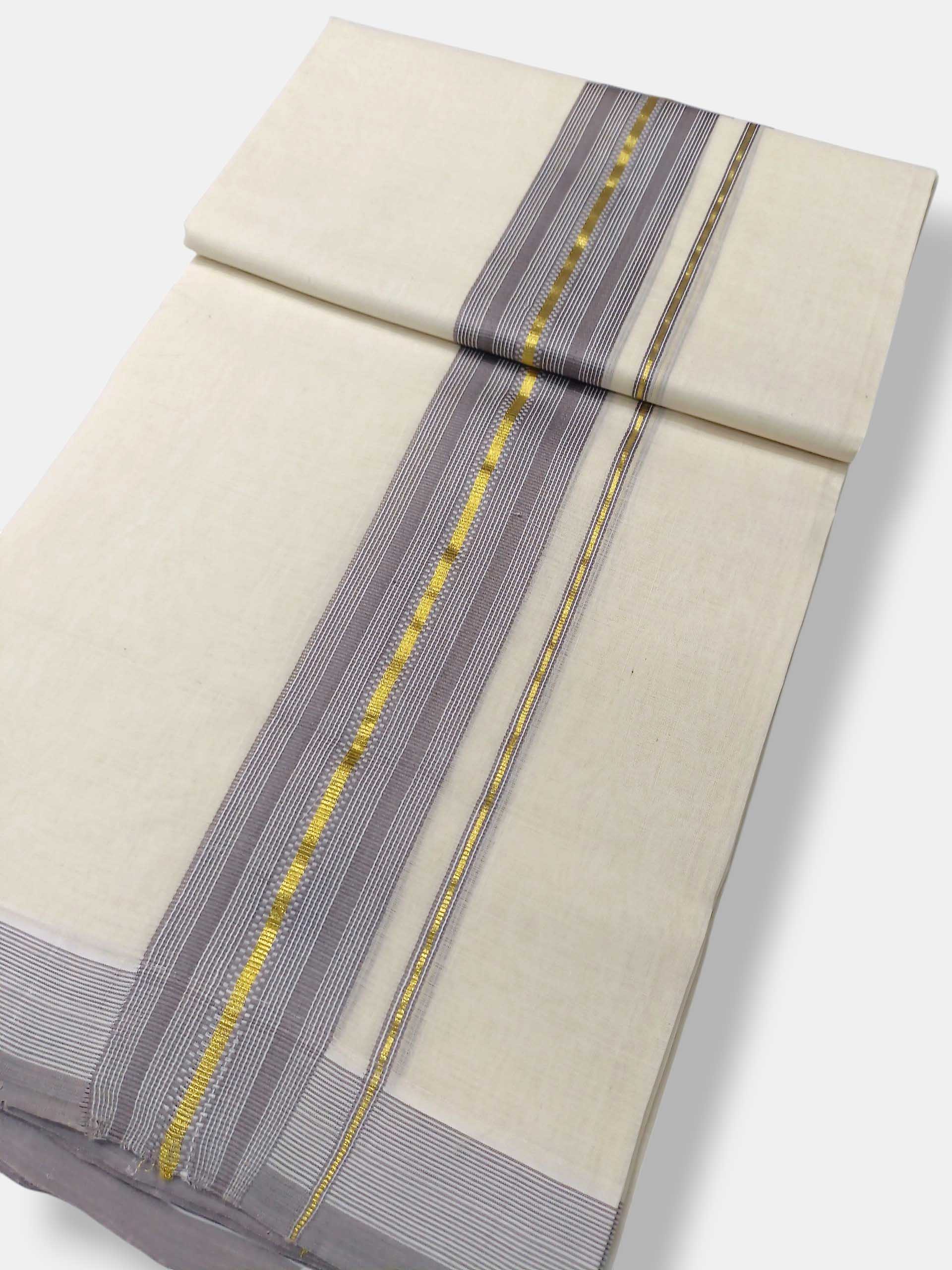 Kerala Premium Balaramapuram Handloom Dhoti/Mundu for Men