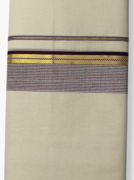 Kerala Premium Balaramapuram Handloom Dhoti/Mundu for Men