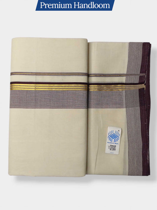 Kerala Premium Balaramapuram Handloom Dhoti/Mundu for Men