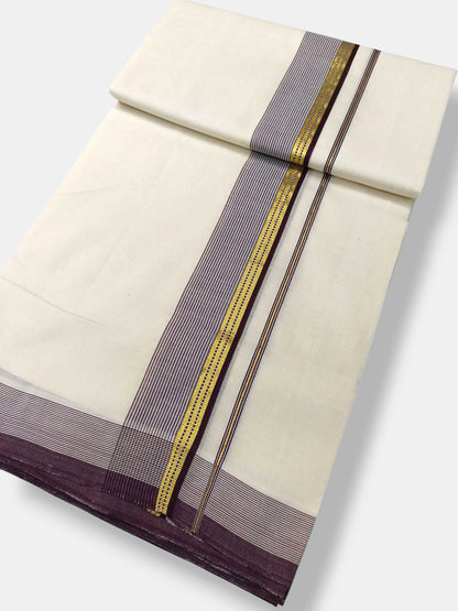 Kerala Premium Balaramapuram Handloom Dhoti/Mundu for Men