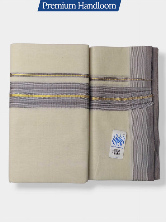 Kerala Premium Balaramapuram Handloom Dhoti/Mundu for Men