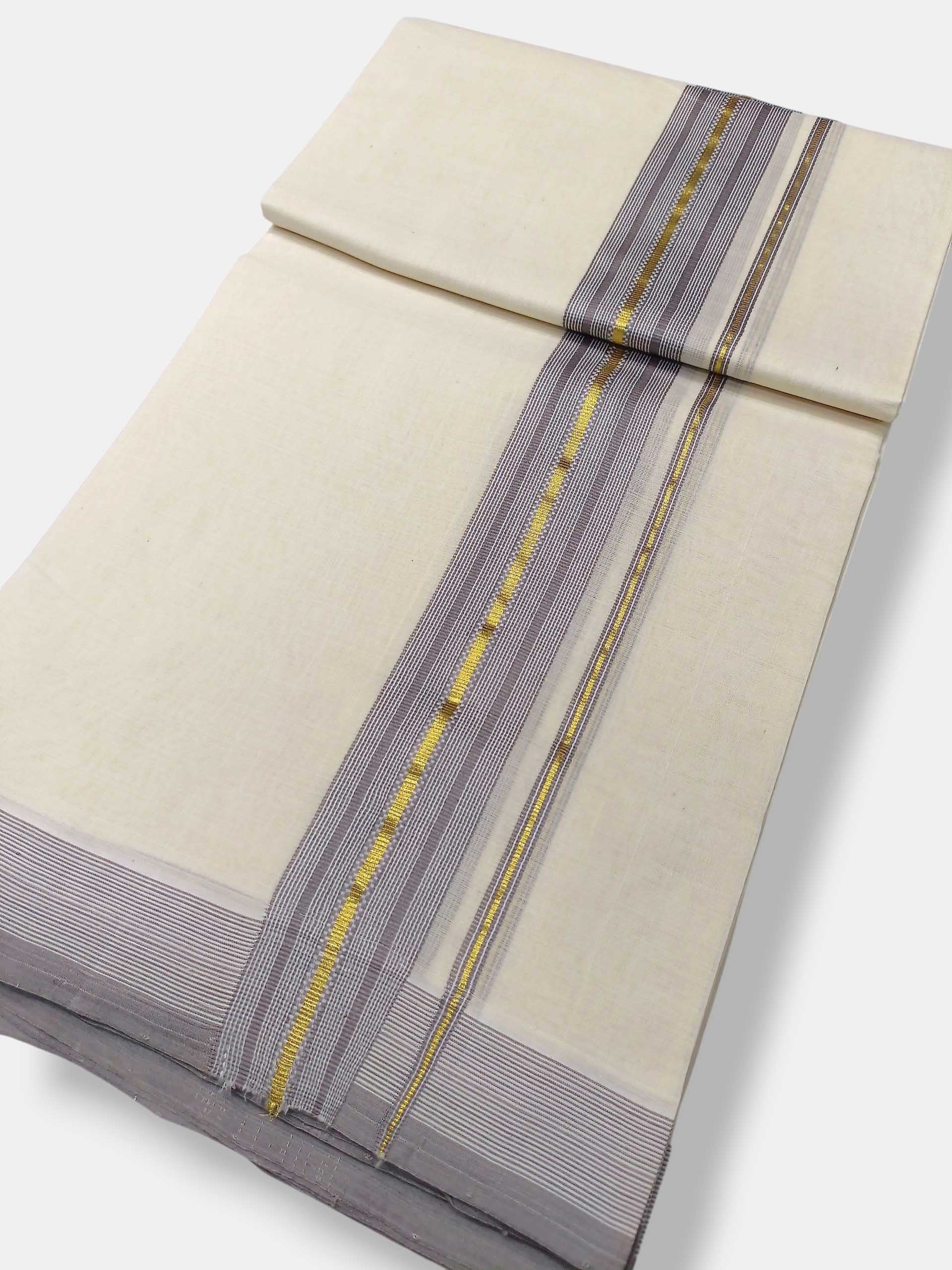 Kerala Premium Balaramapuram Handloom Dhoti/Mundu for Men