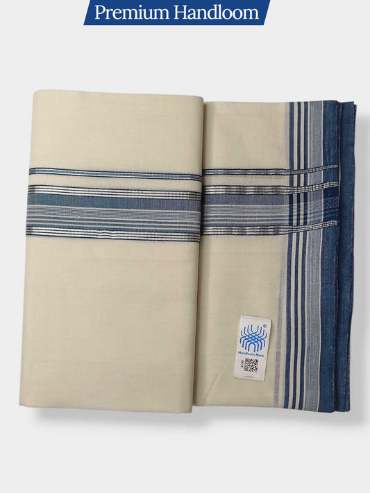 Kerala Premium Balaramapuram Handloom Dhoti/Mundu for Men