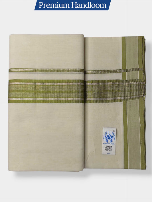 Kerala Premium Balaramapuram Handloom Dhoti/Mundu for Men