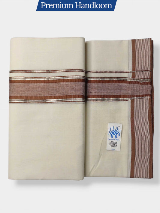 Kerala Premium Balaramapuram Handloom Dhoti/Mundu for Men