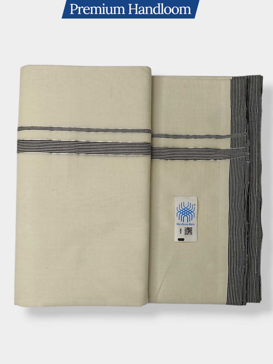 Kerala Premium Balaramapuram Handloom Dhoti/Mundu for Men