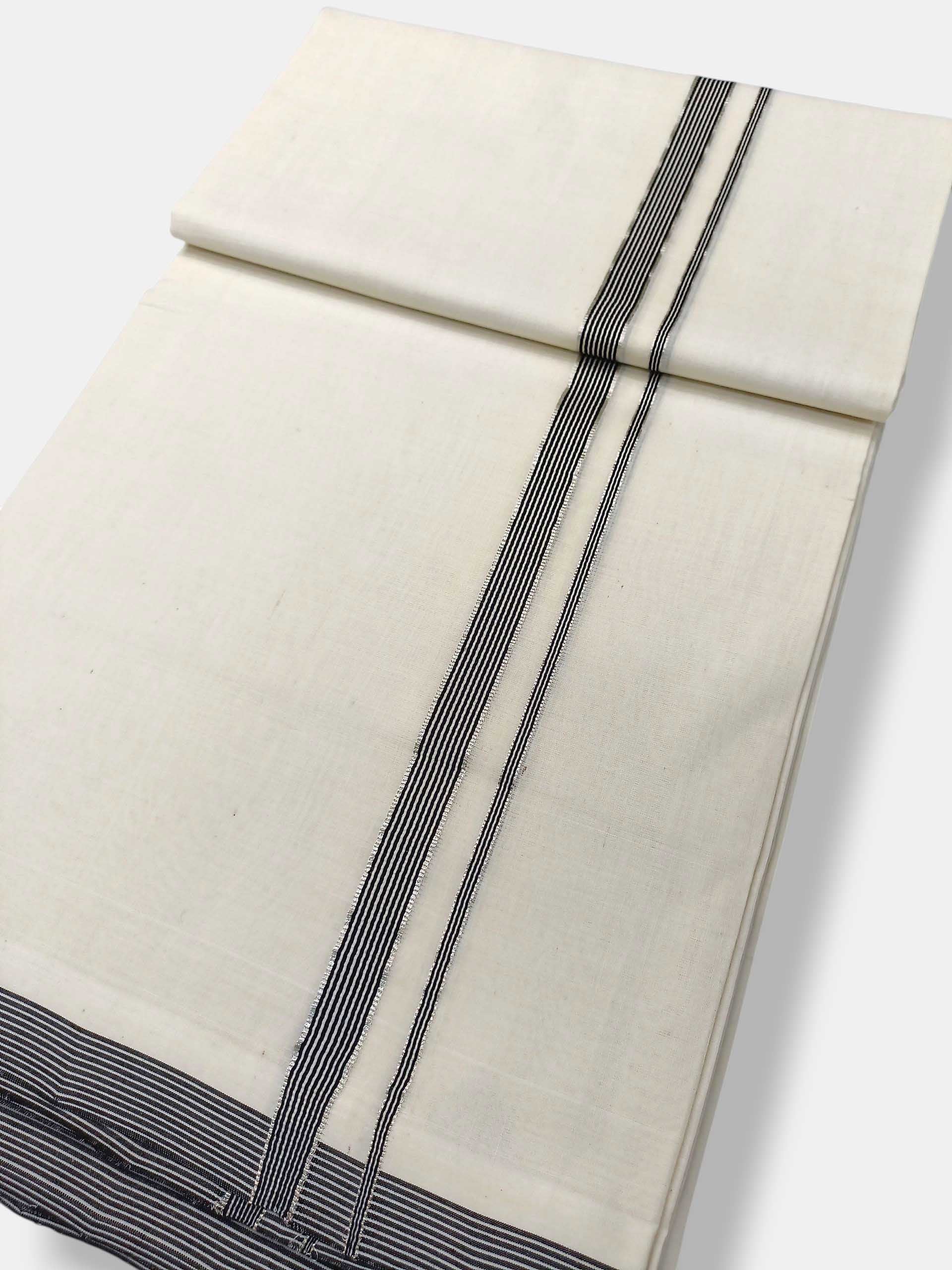 Kerala Premium Balaramapuram Handloom Dhoti/Mundu for Men