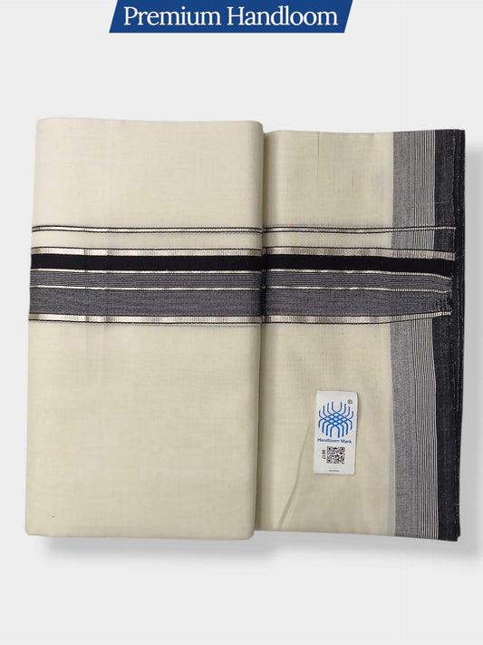 Kerala Premium Balaramapuram Handloom Dhoti/Mundu for Men