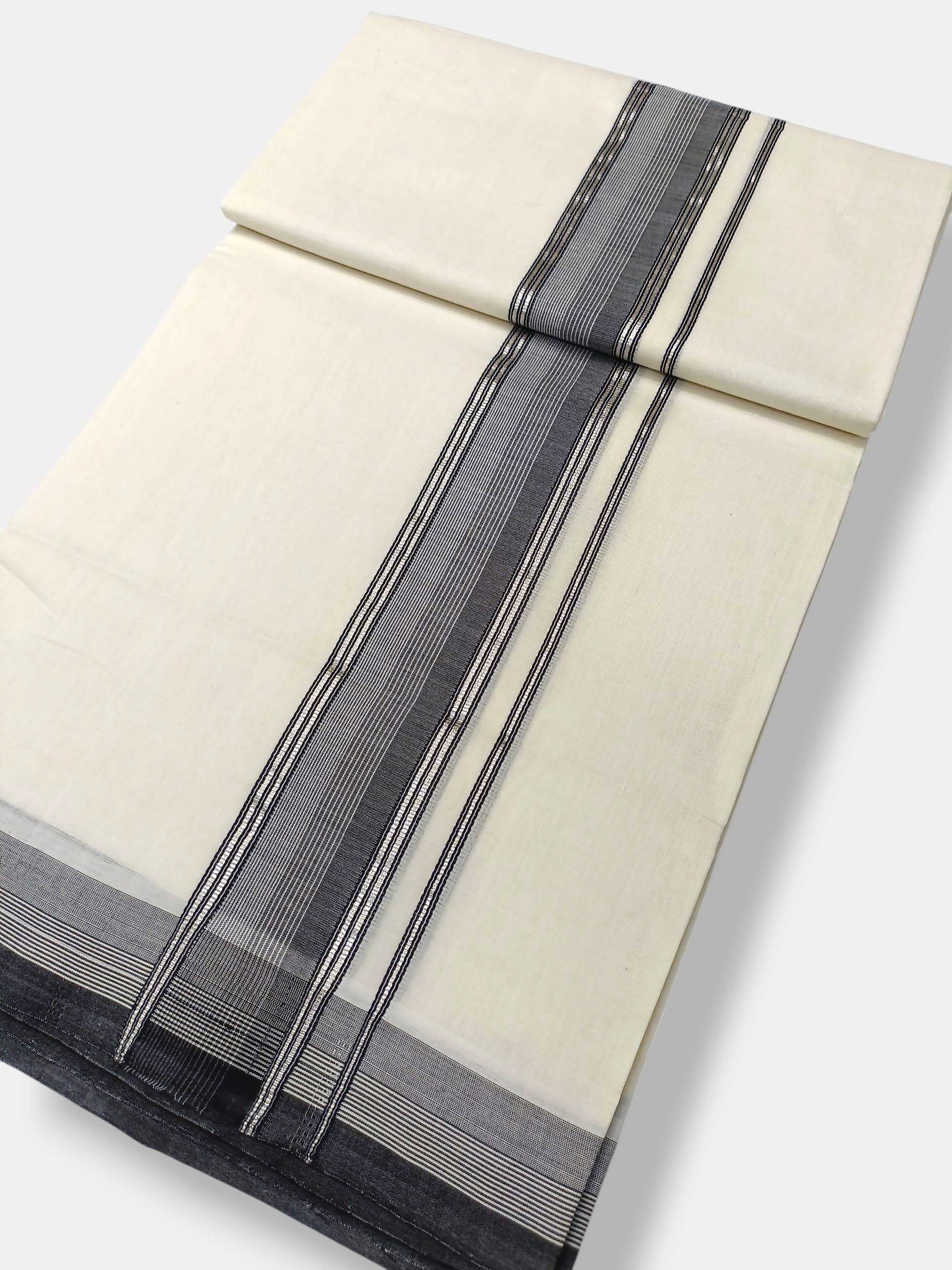 Kerala Premium Balaramapuram Handloom Dhoti/Mundu for Men