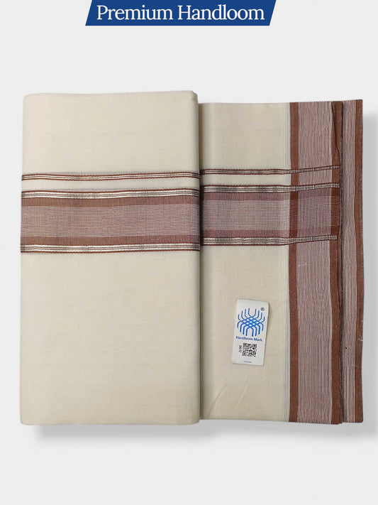Kerala Premium Balaramapuram Handloom Dhoti/Mundu for Men