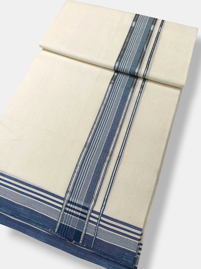 Kerala Premium Balaramapuram Handloom Dhoti/Mundu for Men