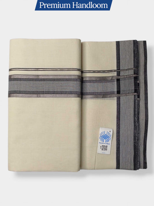 Kerala Premium Balaramapuram Handloom Dhoti/Mundu for Men