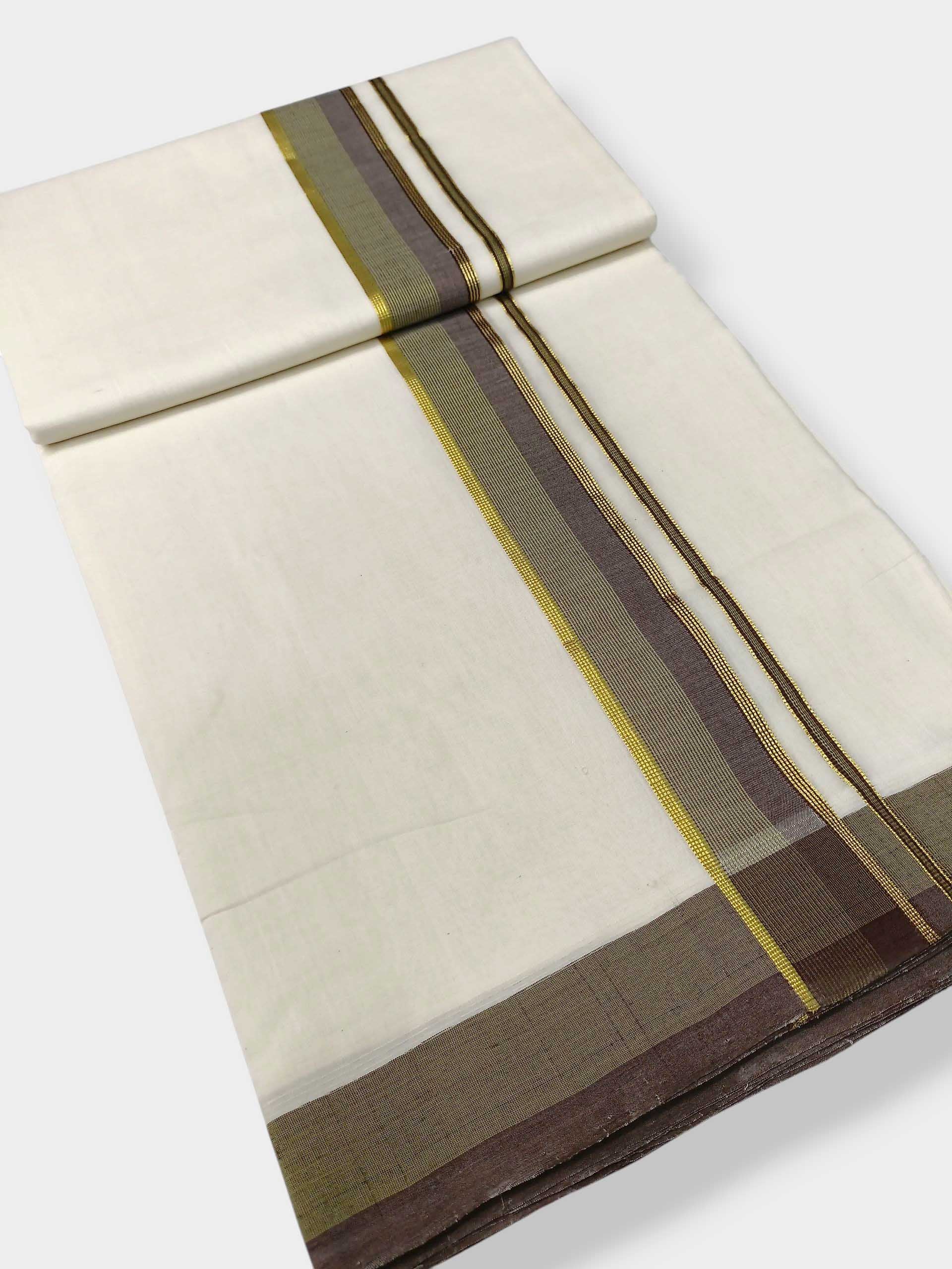 Kerala Premium Balaramapuram Handloom Dhoti/Mundu for Men