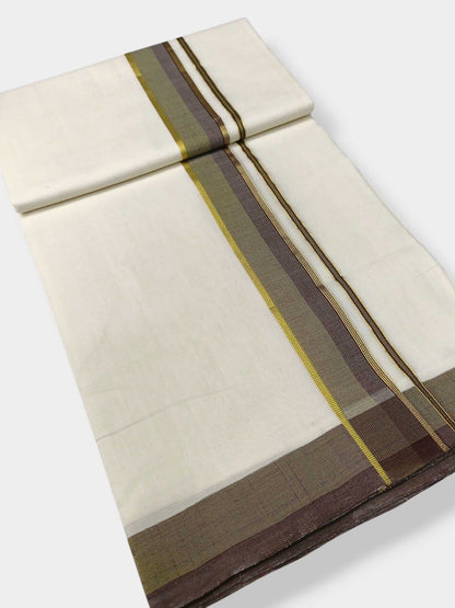 Kerala Premium Balaramapuram Handloom Dhoti/Mundu for Men