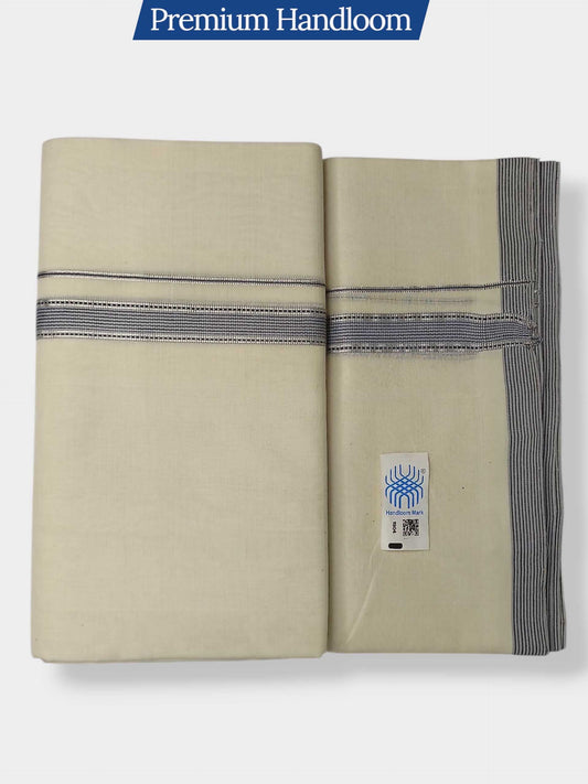 Kerala Premium Balaramapuram Handloom Dhoti/Mundu for Men