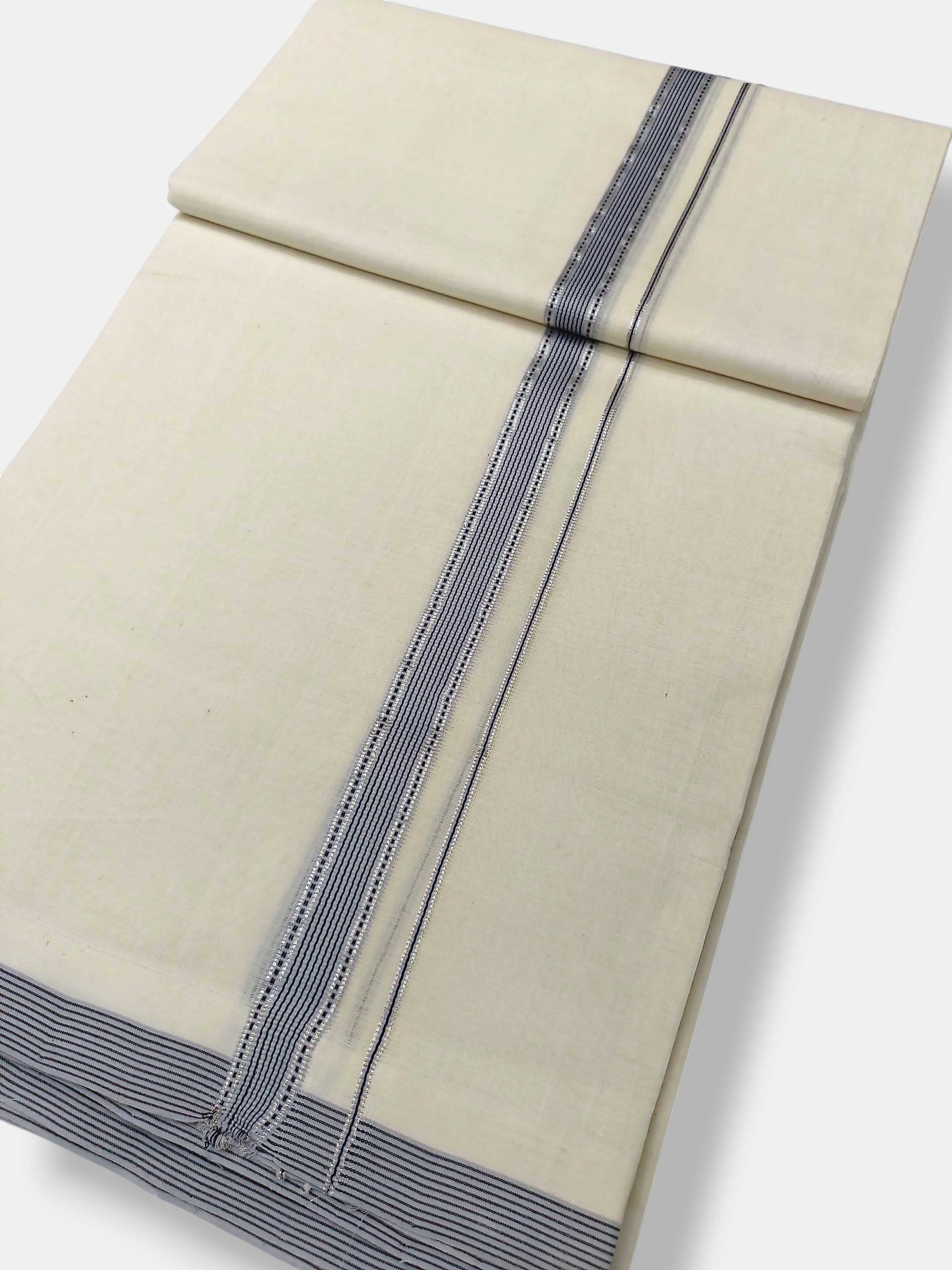 Kerala Premium Balaramapuram Handloom Dhoti/Mundu for Men