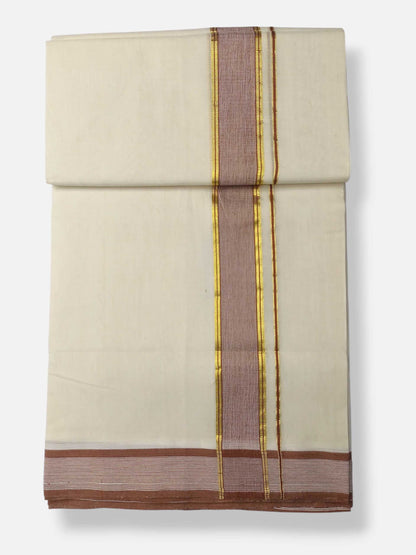 Kerala Premium Balaramapuram Handloom Dhoti/Mundu for Men