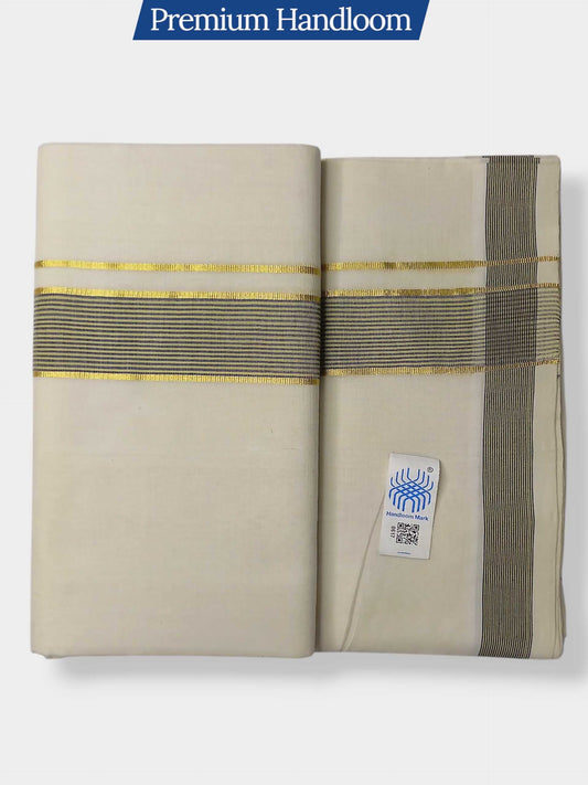 Kerala Premium Balaramapuram Handloom Dhoti/Mundu for Men
