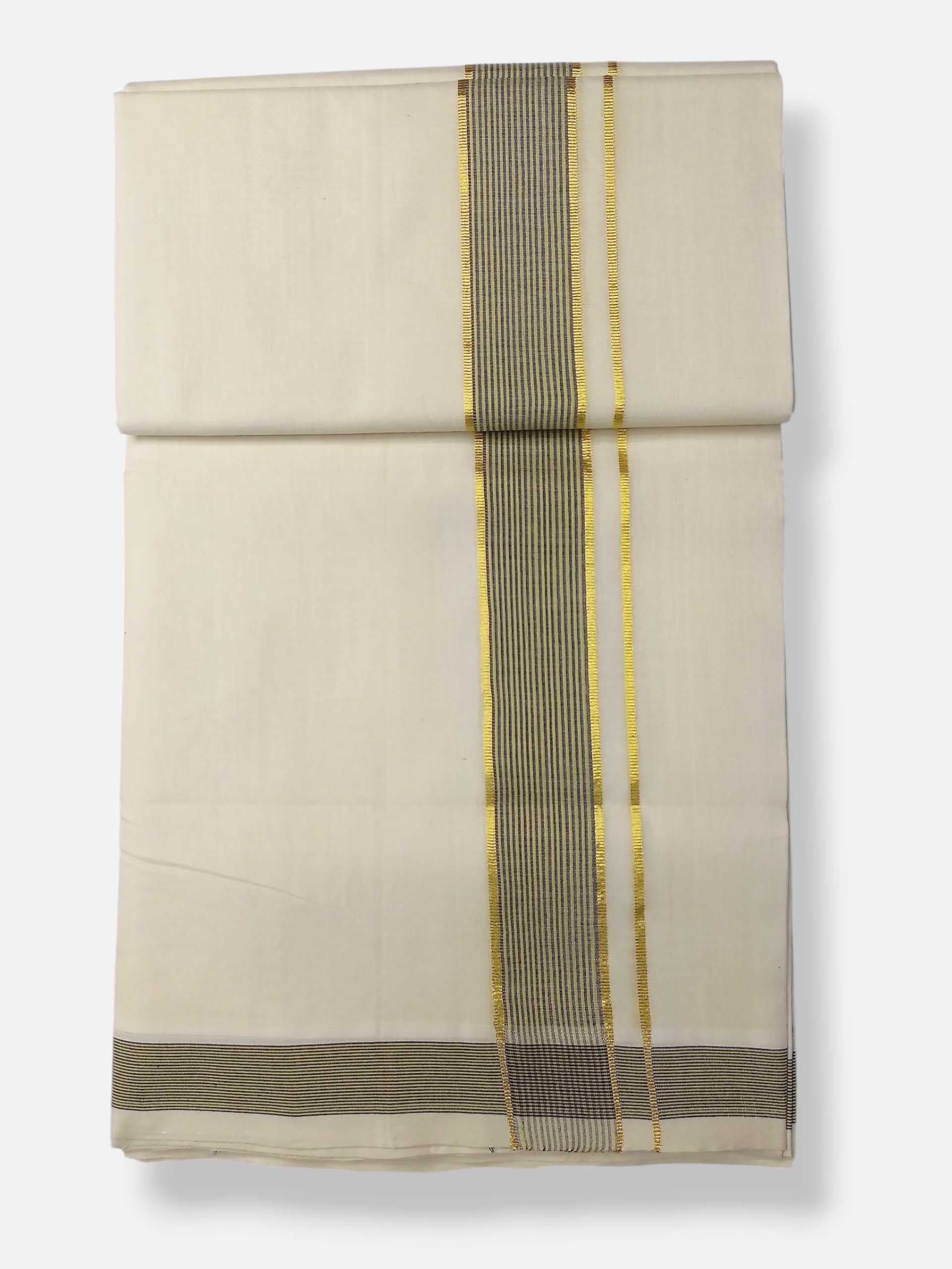 Kerala Premium Balaramapuram Handloom Dhoti/Mundu for Men