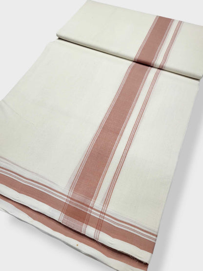 Kerala Premium Balaramapuram Handloom Dhoti/Mundu for Men