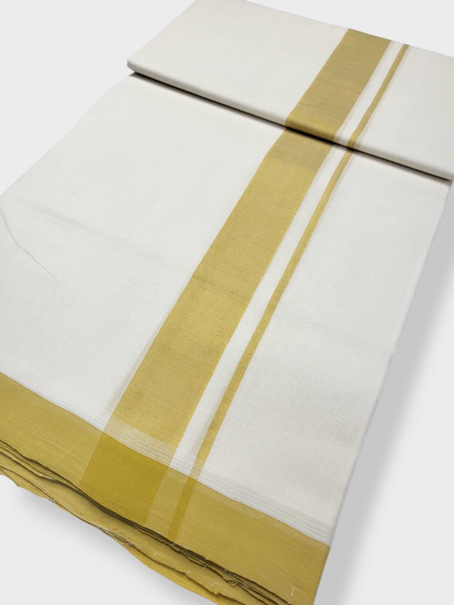Kerala Premium Balaramapuram Handloom Dhoti/Mundu for Men