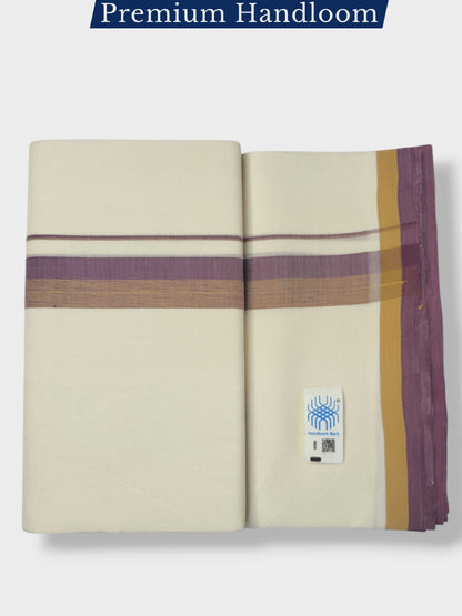 Kerala Premium Balaramapuram Handloom Dhoti/Mundu for Men