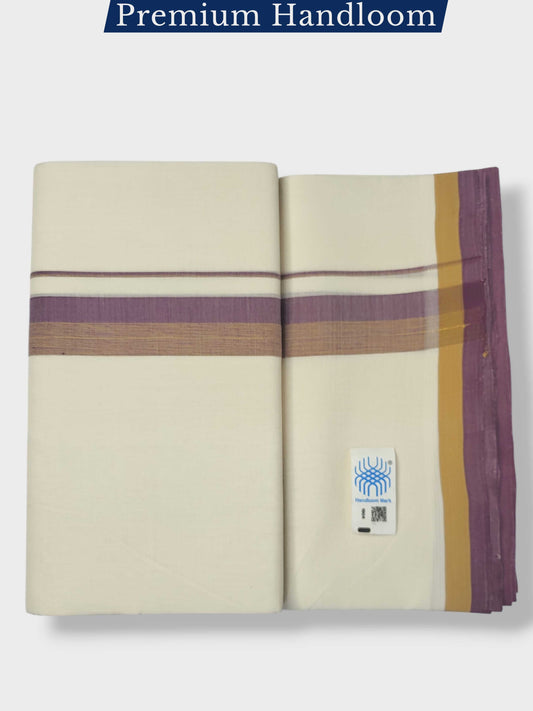 Kerala Premium Balaramapuram Handloom Dhoti/Mundu for Men