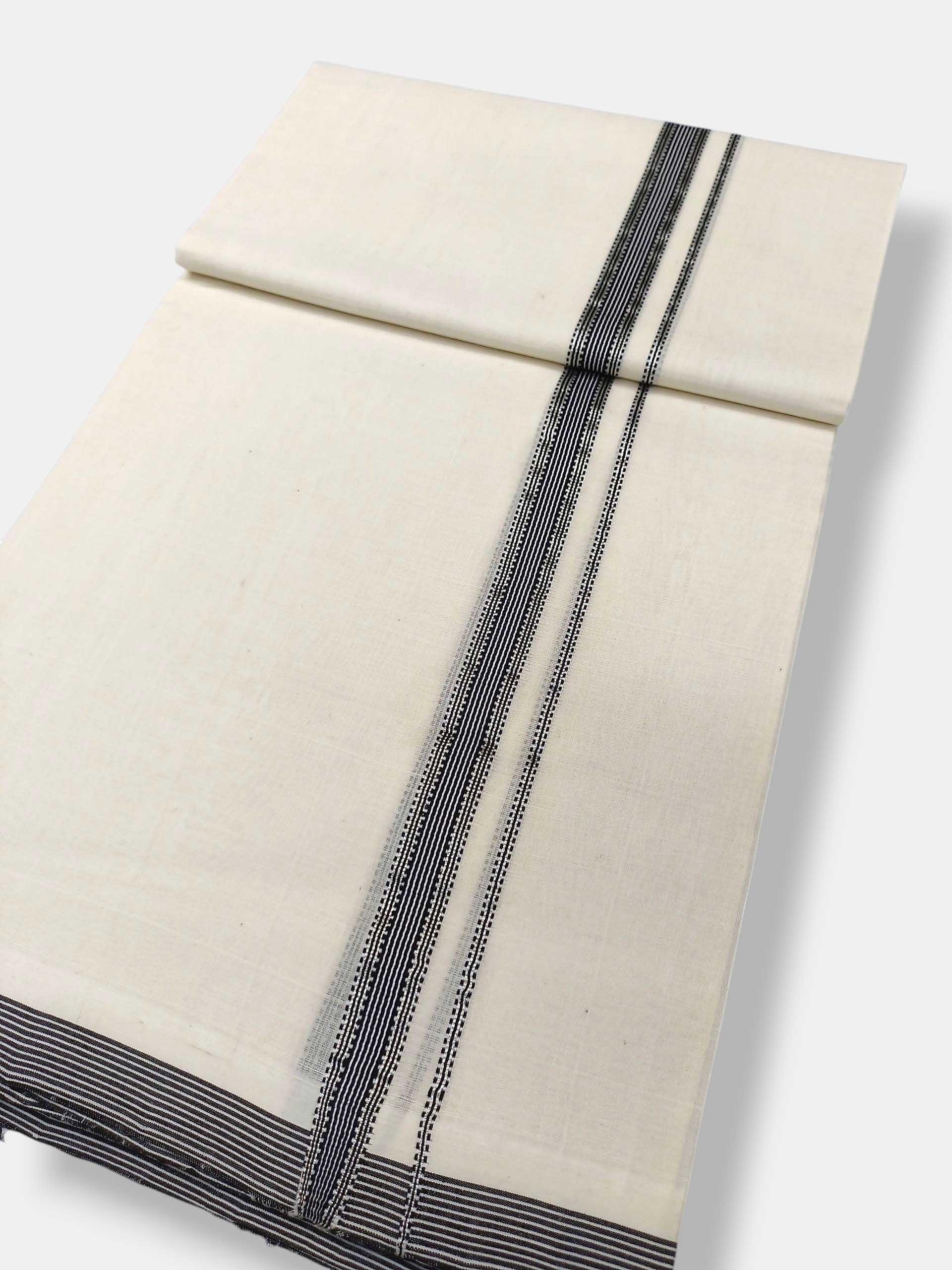 Kerala Premium Balaramapuram Handloom Dhoti/Mundu for Men
