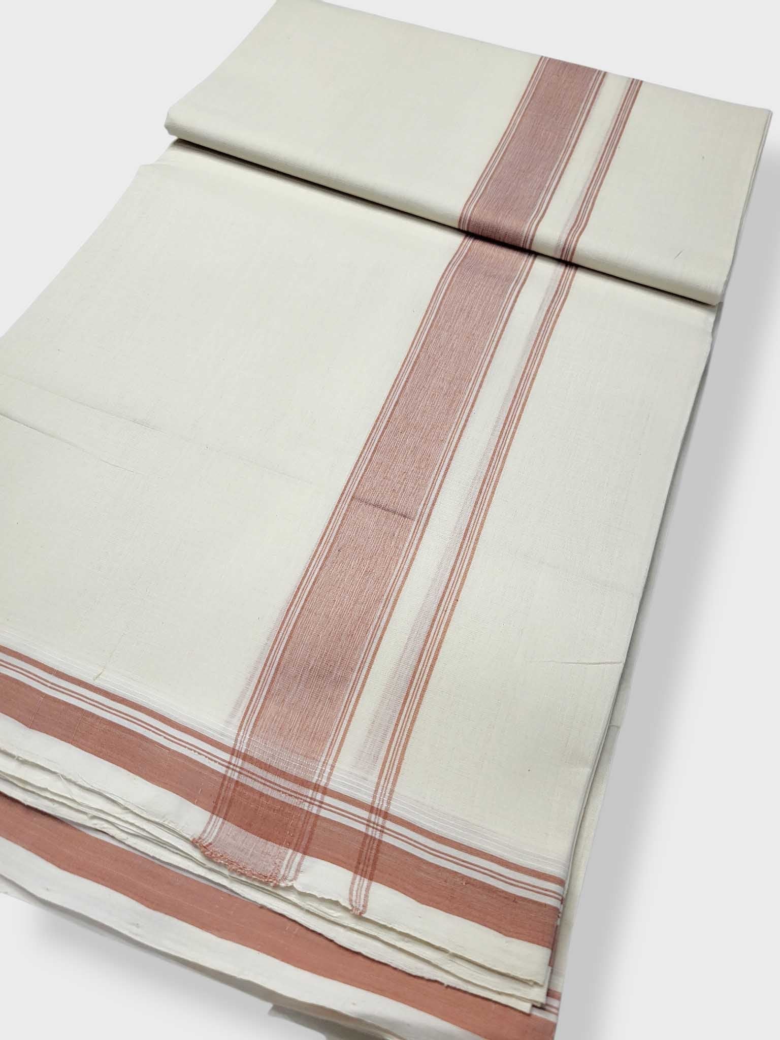 Kerala Premium Balaramapuram Handloom Dhoti/Mundu for Men