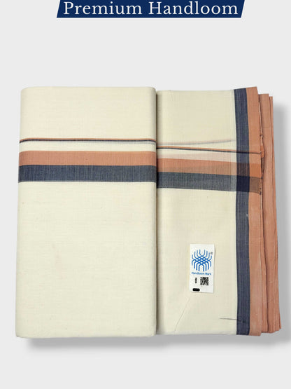 Kerala Premium Balaramapuram Handloom Dhoti/Mundu for Men