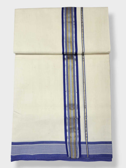 Kerala Premium Balaramapuram Handloom Dhoti/Mundu for Men