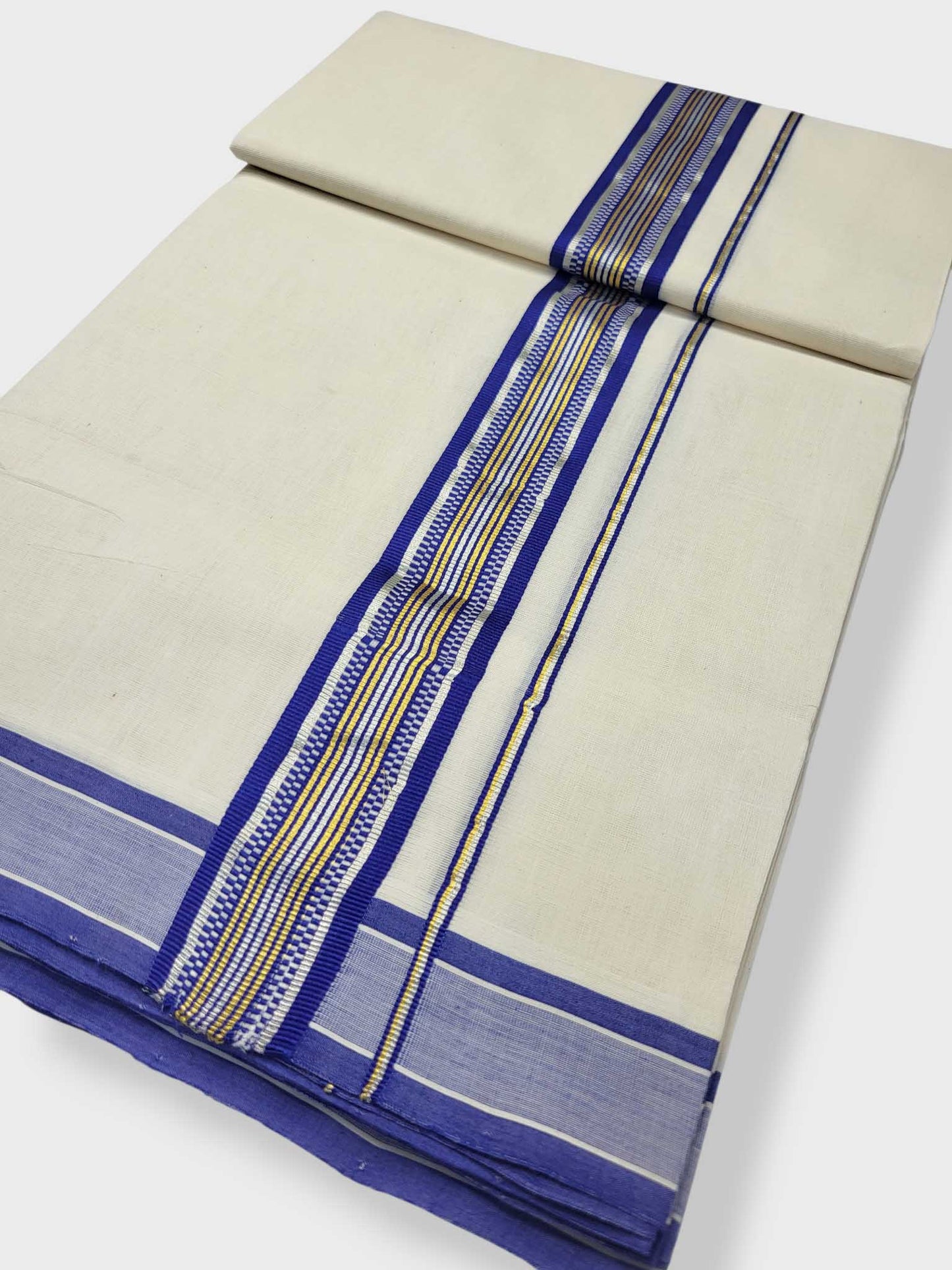 Kerala Premium Balaramapuram Handloom Dhoti/Mundu for Men