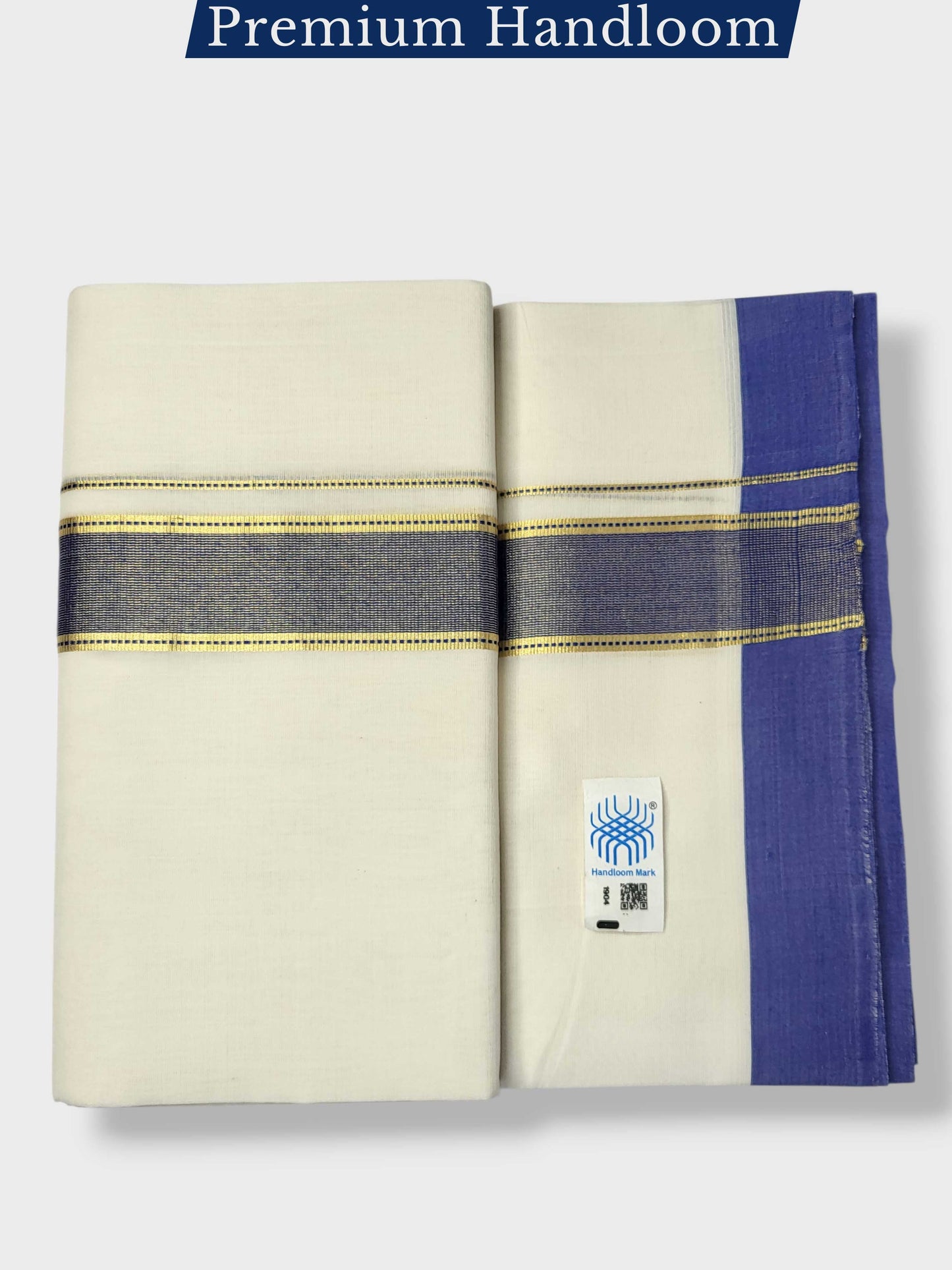 Kerala Premium Balaramapuram Handloom Dhoti/Mundu for Men