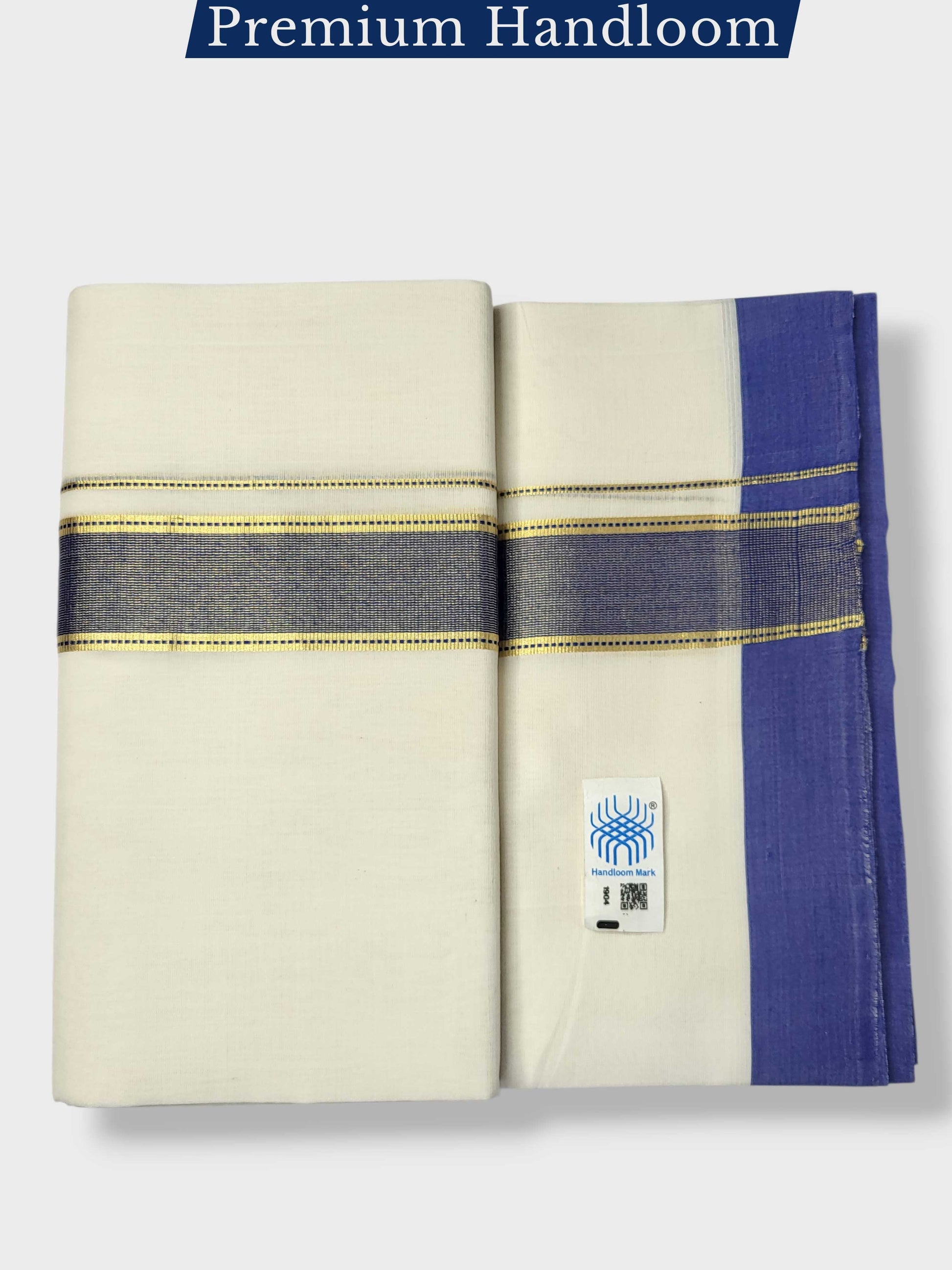 Kerala Premium Balaramapuram Handloom Dhoti/Mundu for Men