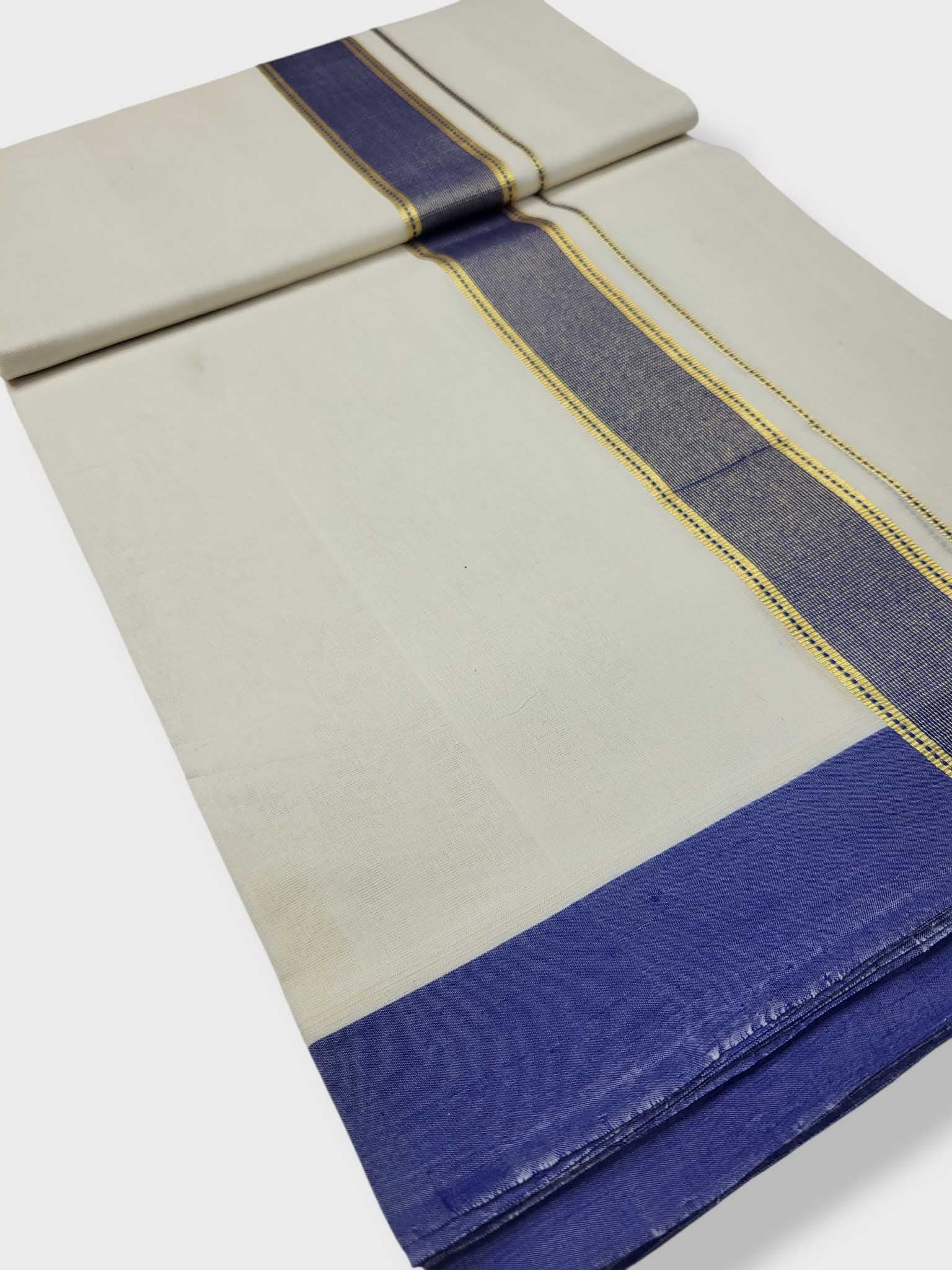 Kerala Premium Balaramapuram Handloom Dhoti/Mundu for Men