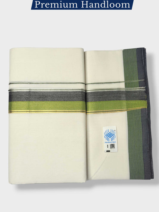 Kerala Premium Balaramapuram Handloom Dhoti/Mundu for Men