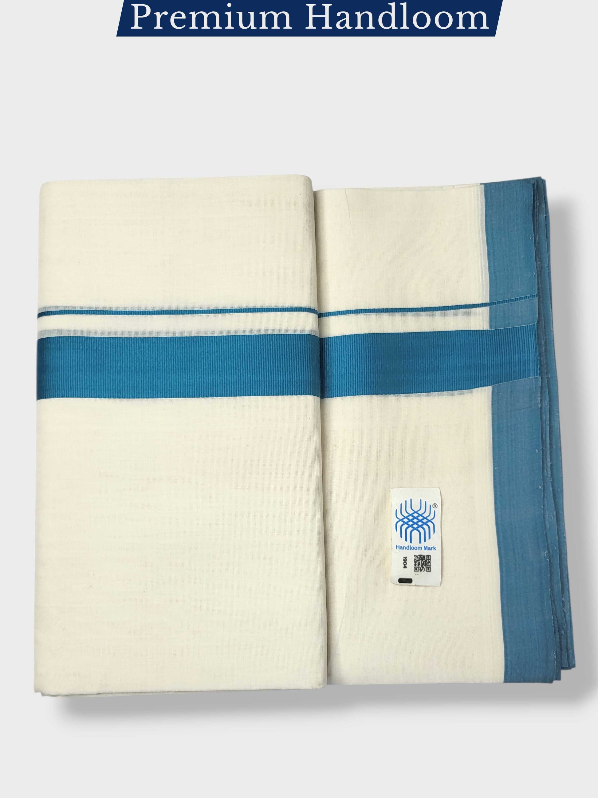 Kerala Premium Balaramapuram Handloom Dhoti/Mundu for Men