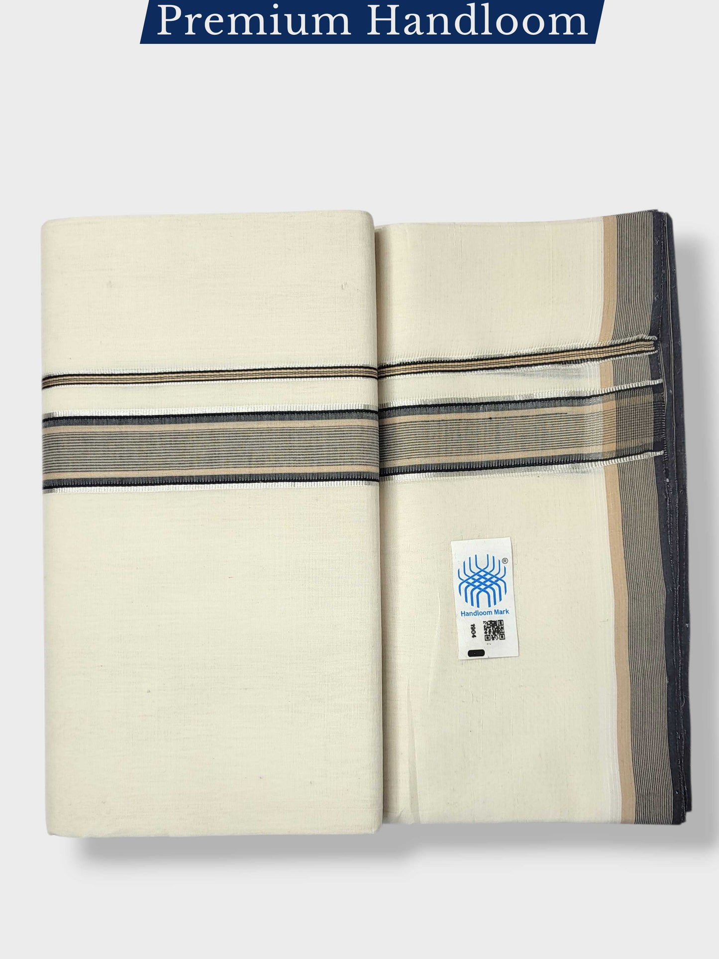 Kerala Premium Balaramapuram Handloom Dhoti/Mundu for Men