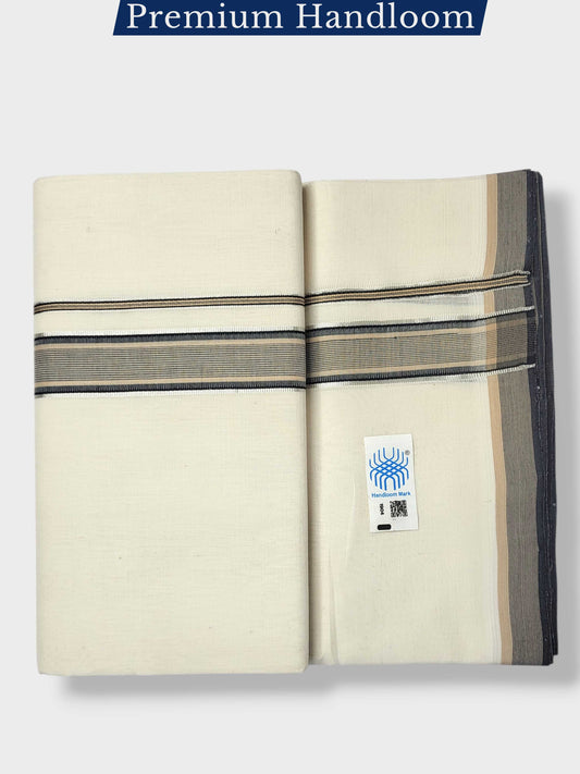 Kerala Premium Balaramapuram Handloom Dhoti/Mundu for Men