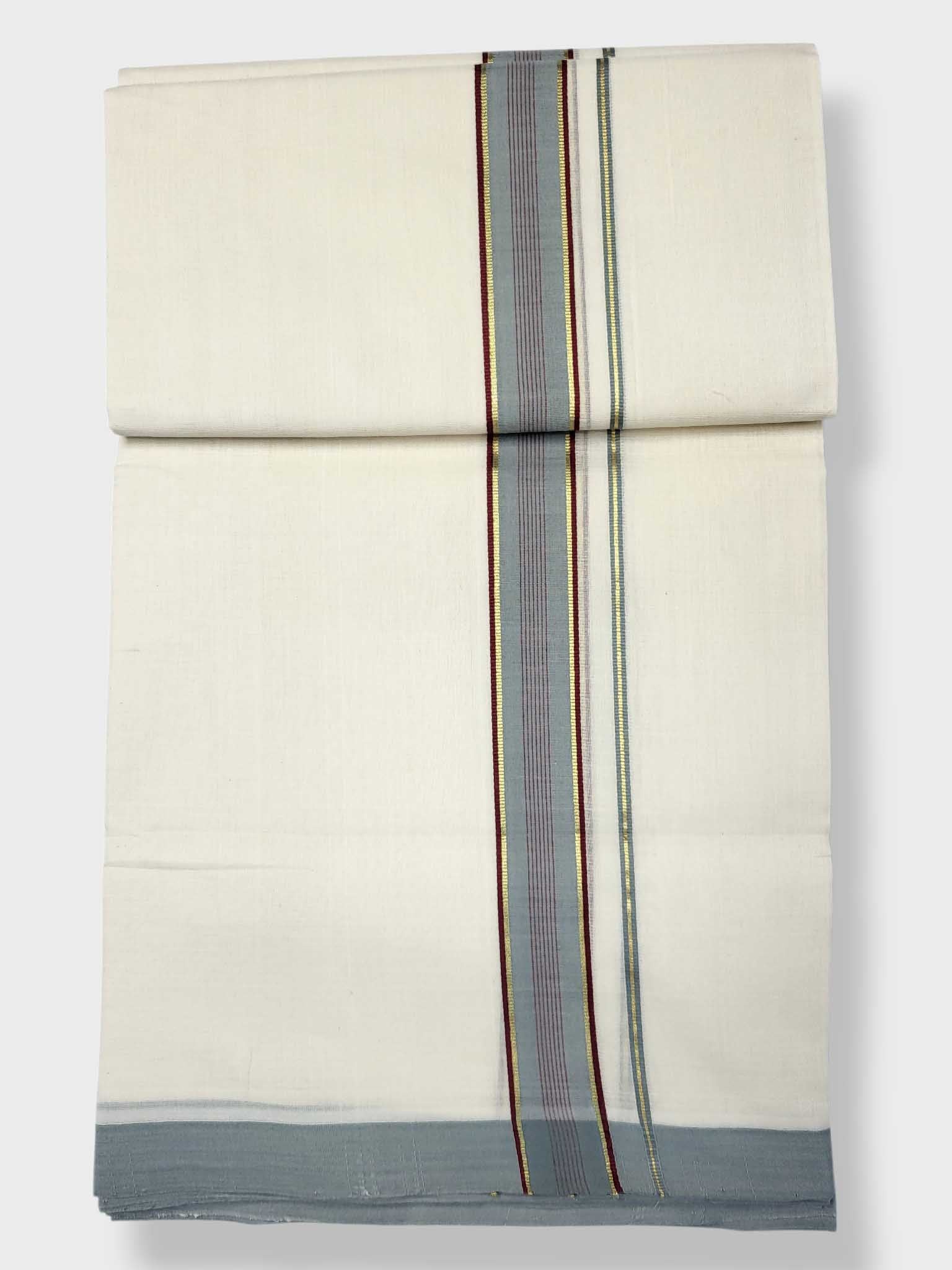 Kerala Premium Balaramapuram Handloom Dhoti/Mundu for Men