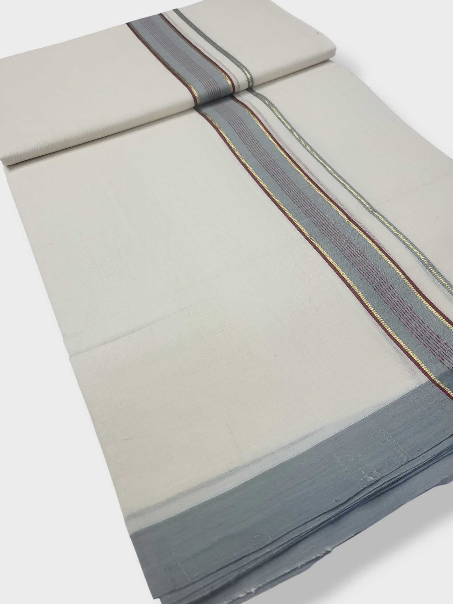 Kerala Premium Balaramapuram Handloom Dhoti/Mundu for Men
