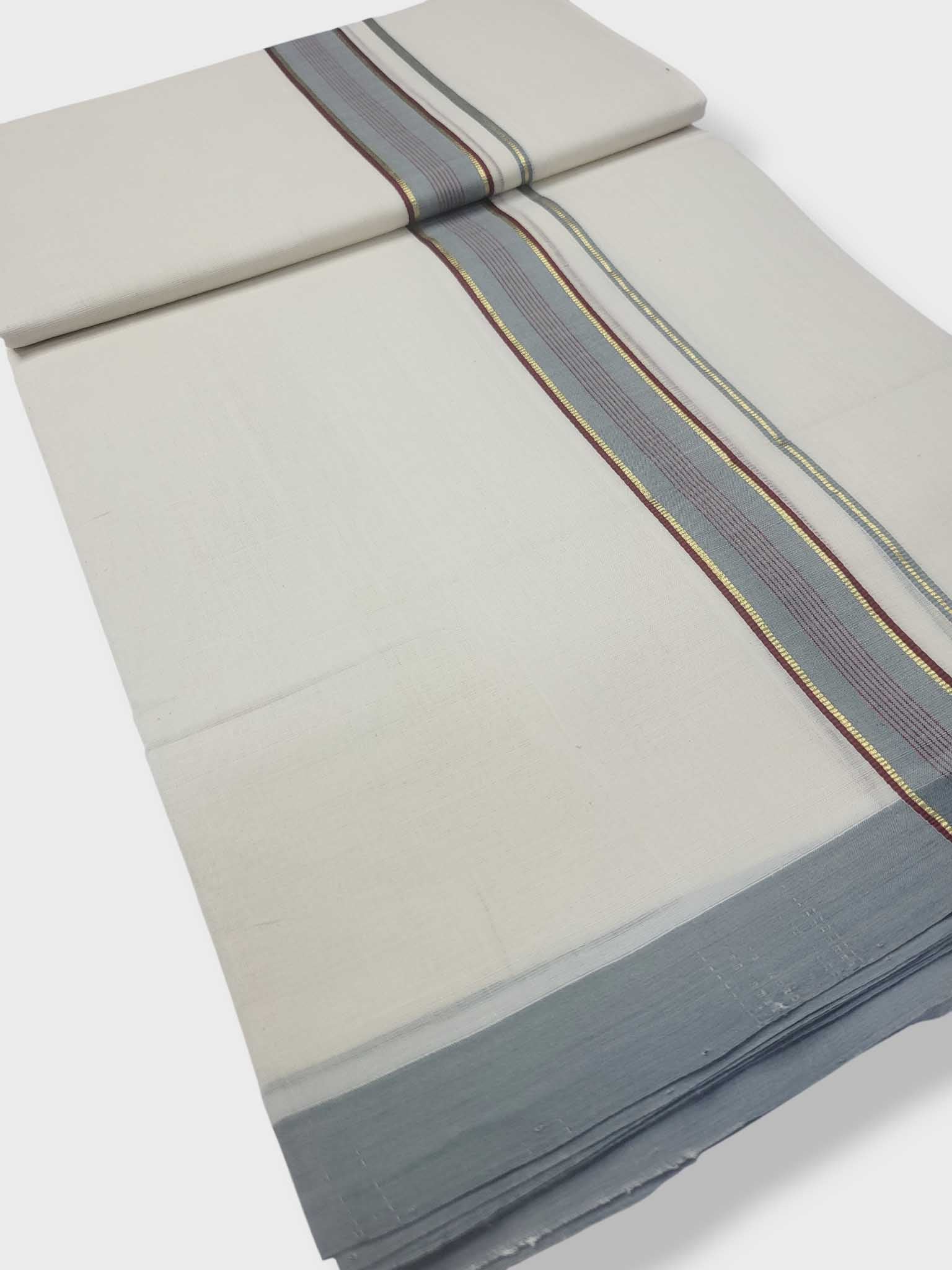 Kerala Premium Balaramapuram Handloom Dhoti/Mundu for Men